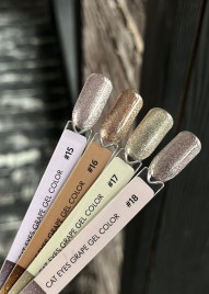 GRAPE      Гель-лак кошачий глаз светоотрающий   15мл    CAT EYES   #16