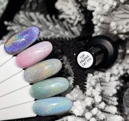 KLIO  Tоп голографический с эффектом кошачий глаз без л/с  PRIZMA CAT EYE  15мл