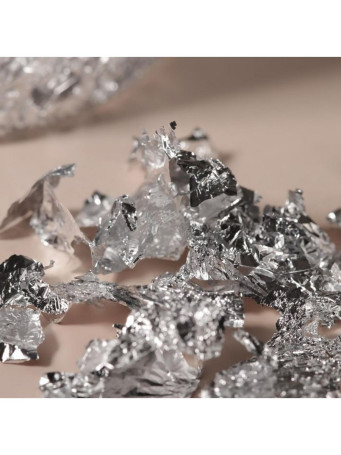 NAIL REPUBLIC   СЕРЕБРО   Поталь для дизайна ногтей