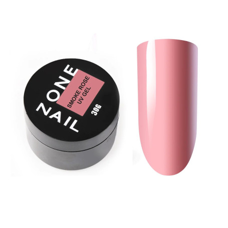 ONE NAIL   Gel UV   SMOKE ROSE   30г    Гель для моделирования средне-густой