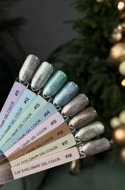 GRAPE      Гель-лак кошачий глаз светоотрающий   15мл    CAT EYES   #18