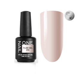 ONE NAIL Gel FLUID #18 15мл (флакон) Гель для укрепления жидкий