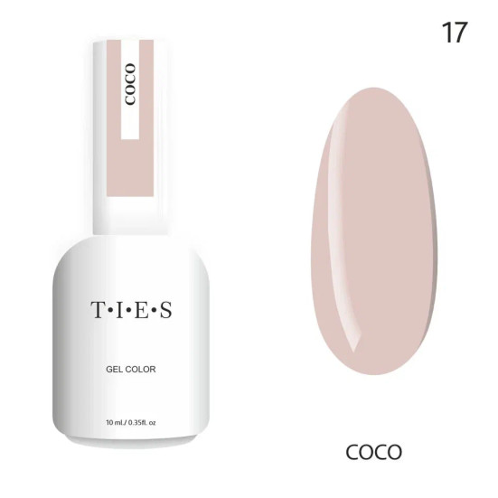 TIES   Гель-лак  10мл  COCO   #017