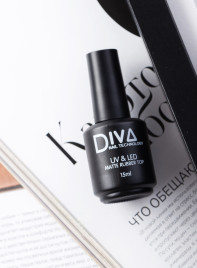 DIVA   Топ матовый с л/с  Top  MATTE RUBBER    15мл   (СНЯТО)