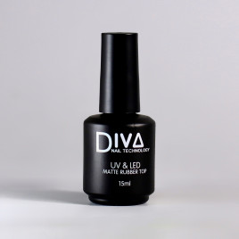 DIVA   Топ матовый с л/с  Top  MATTE RUBBER    15мл   (СНЯТО)