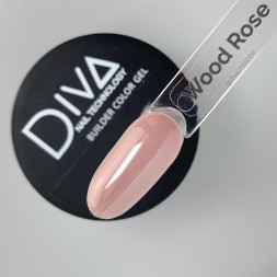 DIVA   Гель для моделирования  30мл  Builder gel   WOOD ROSE