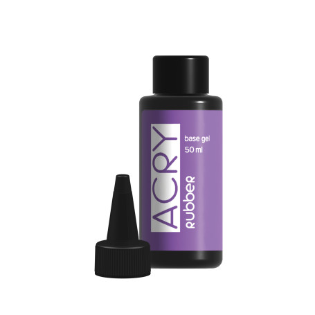 BSG   База прозрачная эластичная   Base   ACRY Rubber   50мл (бутылка)