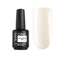 ONE NAIL Gel CAMO SHINE #05 15мл (флакон) Гель для моделирования средне-жидкий с хлопьями Юки