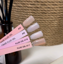 ONE NAIL & GRAPE Gel FLUID #19 15мл (флакон) Гель для укрепления жидкий с шиммером