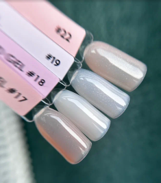 ONE NAIL & GRAPE Gel FLUID #19 15мл (флакон) Гель для укрепления жидкий с шиммером