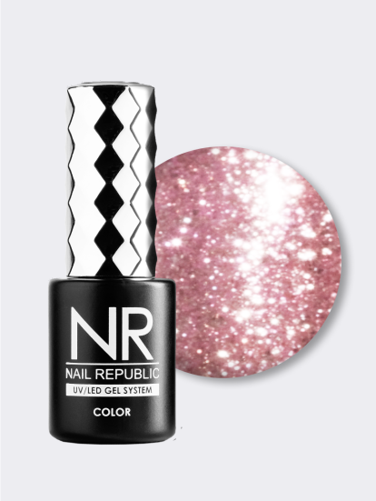 NAIL REPUBLIC   #379 Night Life   10мл   Гель-лак жидкая фольга