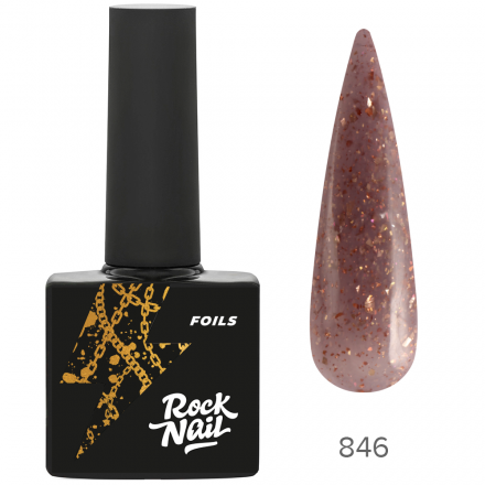 ROCK NAIL  Гель-лак Foils 846 Sex Nails Rock’n’Roll