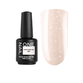 ONE NAIL Gel CAMO SHINE #06 15мл (флакон) Гель для моделирования средне-жидкий с хлопьями Юки
