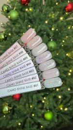 ONE NAIL Gel CAMO SHINE #06 15мл (флакон) Гель для моделирования средне-жидкий с хлопьями Юки