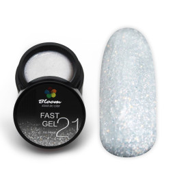 BLOOM   Gel FAST   #21   15мл   Гель для моделирования с шиммером молочный