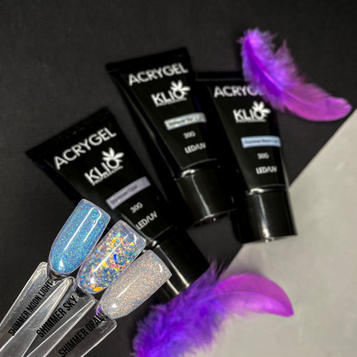 KLIO   Acrygel SHIMMER SKY   30мл (туба)   Акригель с шиммером   (СНЯТО)