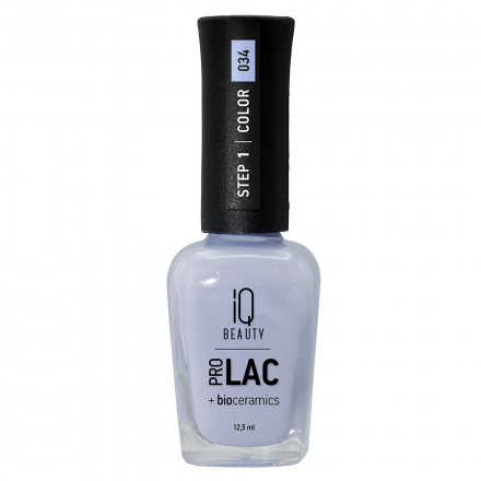 IQ BEAUTY   Лак для ногтей с биокерамикой   12,5мл   Prolac THE GREEK CODE   #034