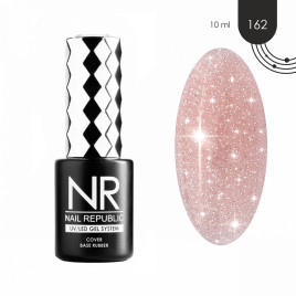 NAIL REPUBLIC Base WEDDING #162 10мл База камуфлирующая с шиммером