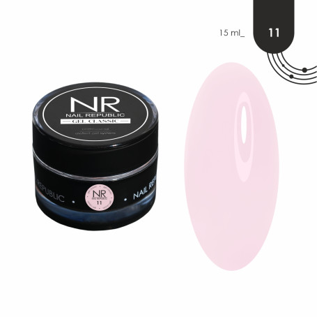 NAIL REPUBLIC   Gel CLASSIC   #11   15г   Гель  для моделирования средне-жидкий