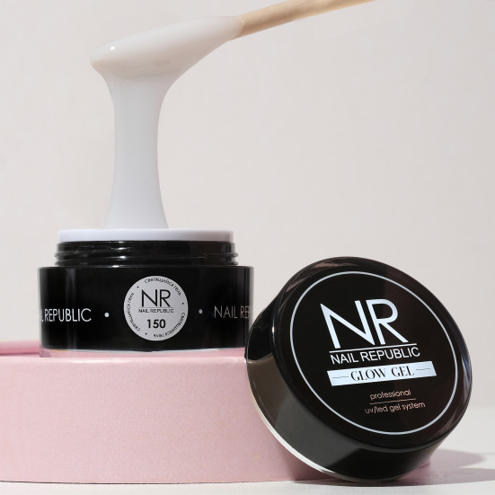 NAIL REPUBLIC   Gel GLOW   #150   15г   Гель для моделирования молочный