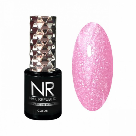 NAIL REPUBLIC   #020 Lilac   10мл   Гель-лак с шиммером