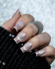 KLIO Гель-лак кошачий глаз + жидкая фольга + светоотрающий 8мл TREND COLLECTION №48