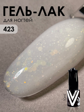 VOGUE NAILS   Гель-лак с блестками  10мл  #423