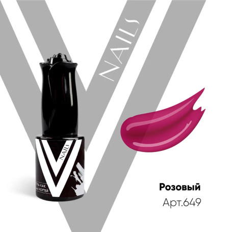 VOGUE NAILS   Гель-лак витражный  10мл  РОЗОВЫЙ
