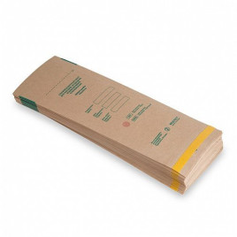 МЕДТЕСТ Крафт пакет КОРИЧНЕВЫЙ (100шт) 100х250мм