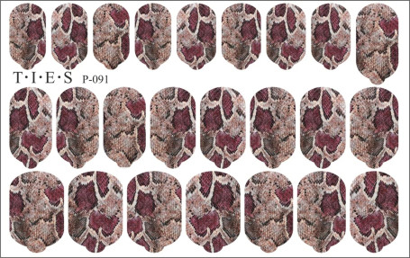 TIES   Пленка для маникюра   P-091