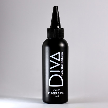 DIVA   База каучуковая прозрачная  RUBBER Base   110мл   (СНЯТО)