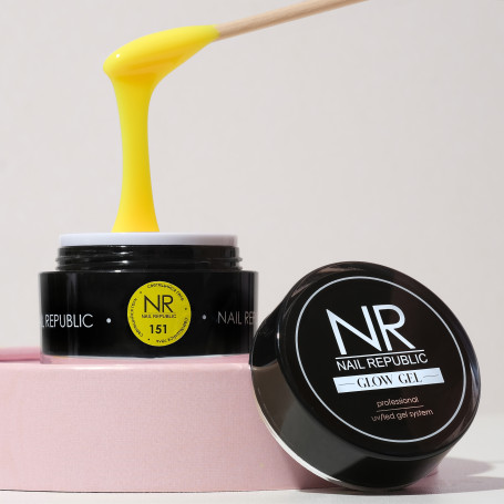 NAIL REPUBLIC   Gel GLOW   #151   15г   Гель для моделирования цветной