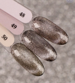 KLIO Гель-лак кошачий глаз + жидкая фольга + светоотрающий 8мл TREND COLLECTION №49