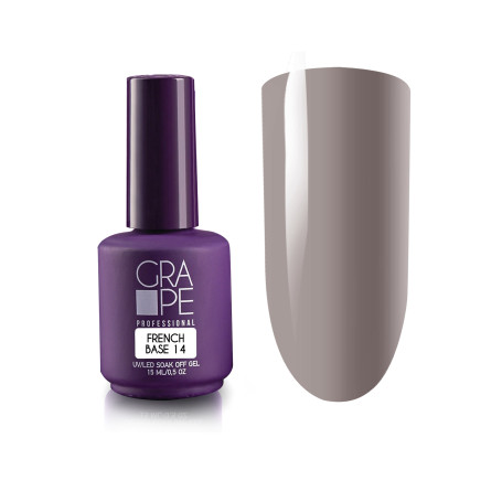 GRAPE  Камуфлирующая база  FRENCH   №14   15мл   (СНЯТО)