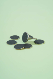 ALGEBRA BEAUTY STRONG BLACK Мягкие M (20мм) #180 (50шт) Сменные файлы для педикюрного диска на вспененной подложке