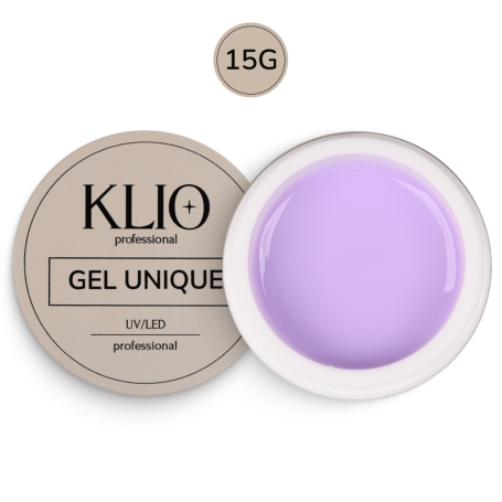 KLIO   Unique gel   #14 LAVANDER   15г   Гель для моделирования средне-жидкий цветной