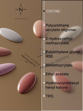 ALTA NIVELO   Гель для моделирования   Gel Gold   PINK SKY   15г