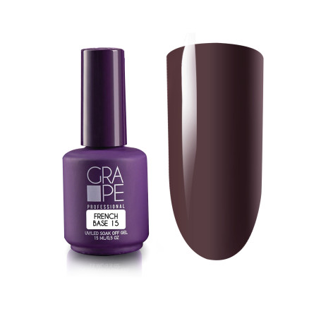 GRAPE  Камуфлирующая база  FRENCH   №15   15мл   (СНЯТО)
