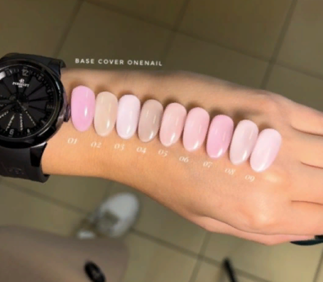 ONE NAIL   Base COVER #07   15мл   База камуфлирующая эластичная  (легкие в снятии)