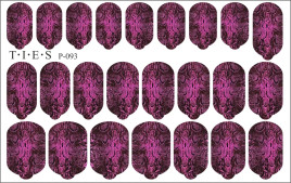 TIES   Пленка для маникюра   P-093