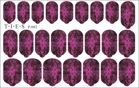 TIES   Пленка для маникюра   P-093