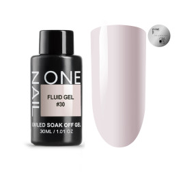 ONE NAIL Gel FLUID #30 30г (бутылка) Гель для укрепления жидкий