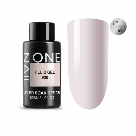 ONE NAIL   Gel FLUID   #30   30г (бутылка)   Гель для укрепления