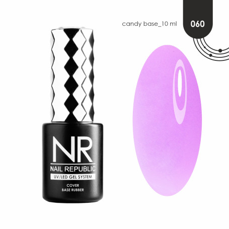 NAIL REPUBLIC   Base CANDY   #60   10мл   База камуфлирующая цветная
