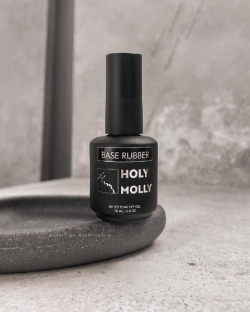 HOLY MOLLY   База прозрачная   Base   RUBBER   15мл