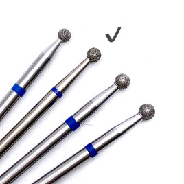 КМИЗ Фреза алмазная ШАР 25 Синяя (866.104.001.021.025) ГСАШ-2,5П-С