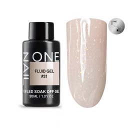 ONE NAIL Gel FLUID #31 30г (бутылка) Гель для укрепления жидкий