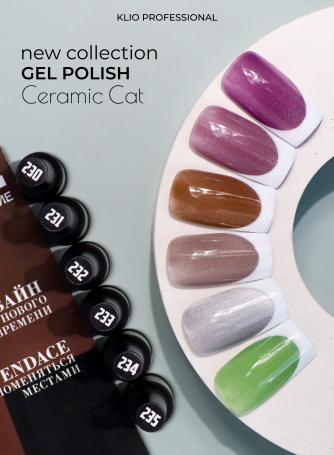 KLIO  Гель-лак  Капсульная  коллекция  8мл  №232   Корейская кошка