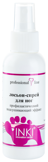 INKI   Лосьон - спрей для ног профилактический подсушивающий эффект    100мл