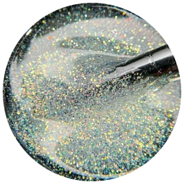 ОПЦИЯ Гель для моделирования светоотражающий 15мл Мерцающий ПРОЗРАЧНЫЙ